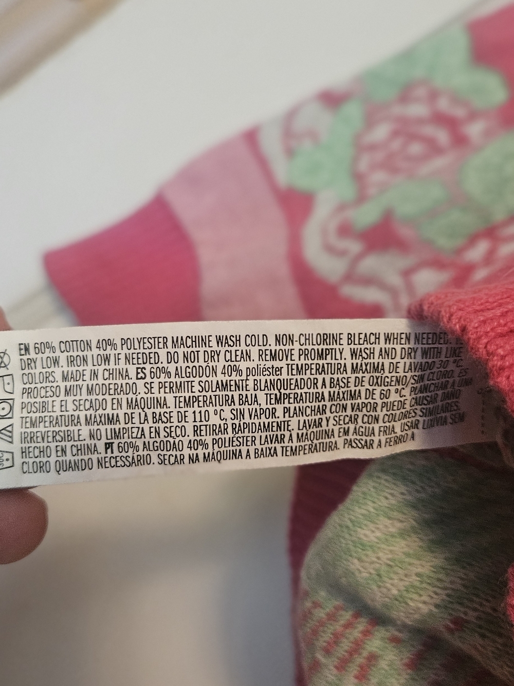 Barbie Pink Floral Heart Knit Sweater - Picture 8 of 9